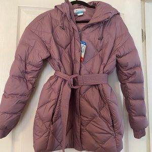Columbia belted winter jacket